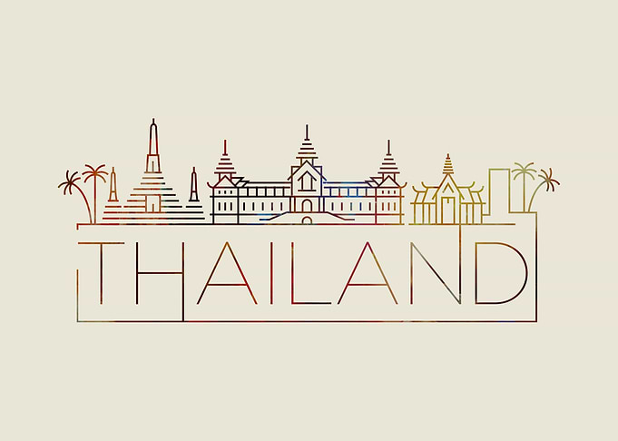 Thailand Thin Line City