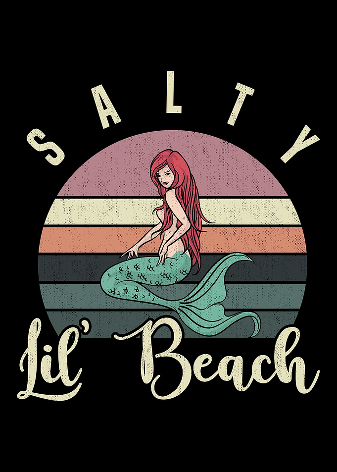 Salty Lil Beach Mermaid