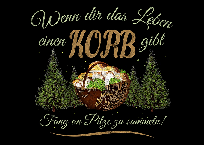 Herbst Motiv Pilze