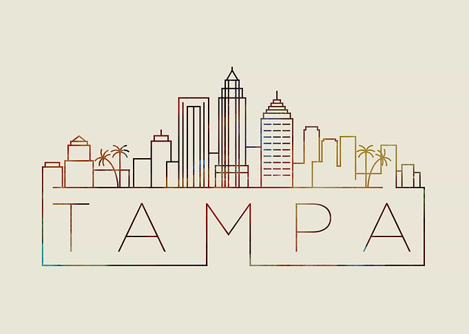 Tampai Thin Line City Art