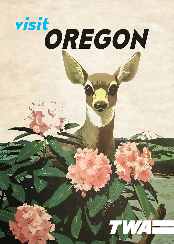 VINTAGE OREGON TWA