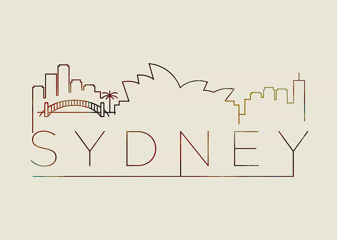Sydney Thin Line City Art