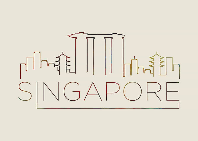 Singapore Thin Line City