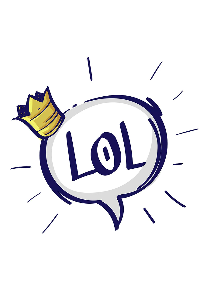 LOL King Speech Bubble