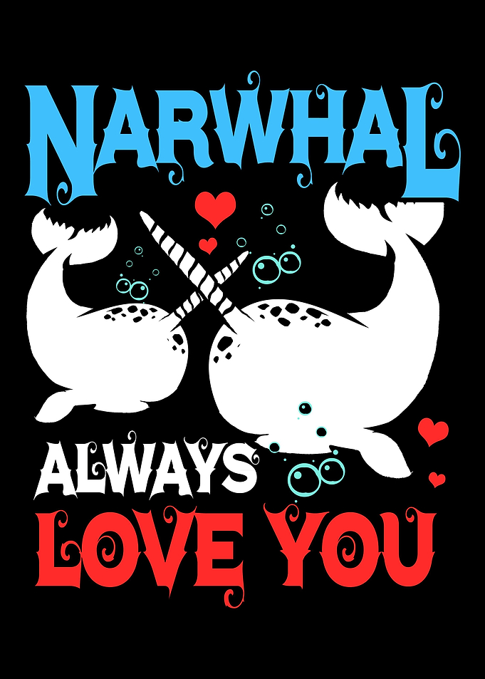 Narwhal Couple Love