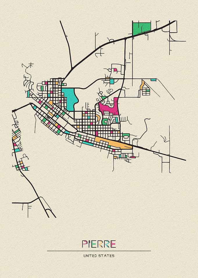 Pierre Map