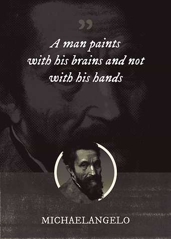 A man paints with his