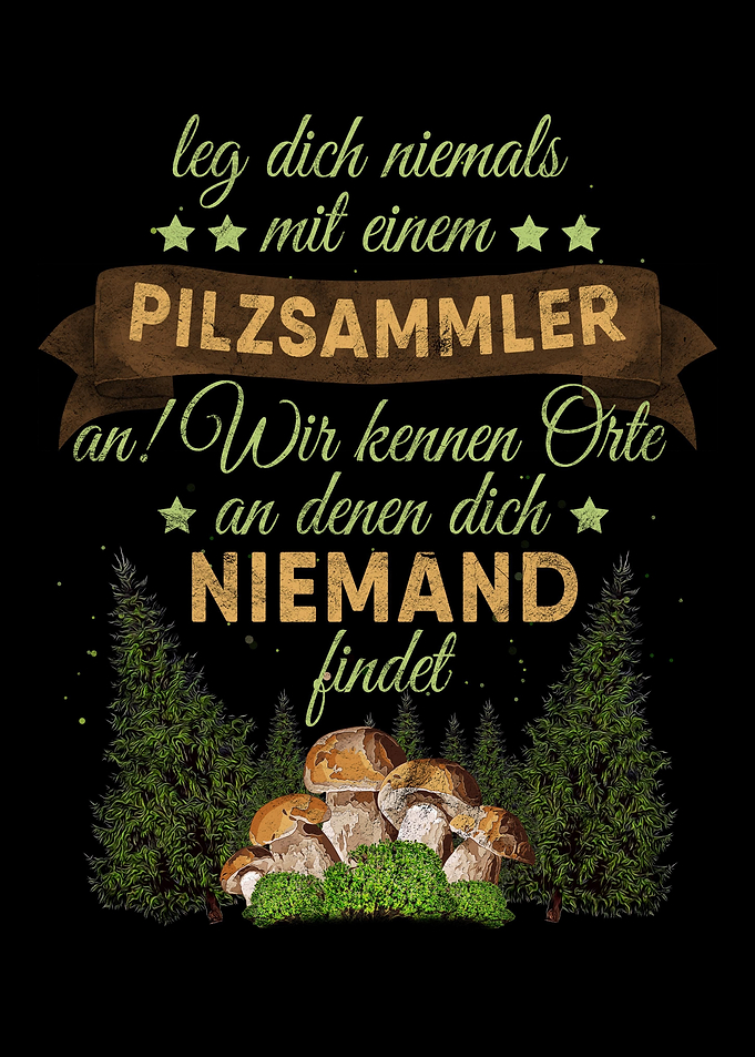 Pilzsammler Witz