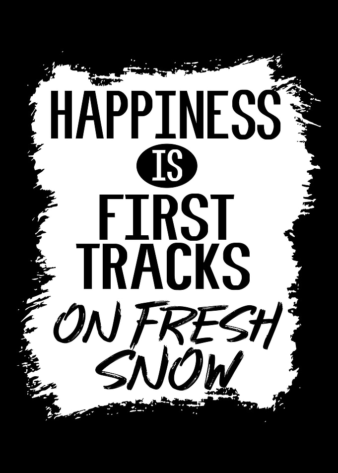 Ski Happiness Snow