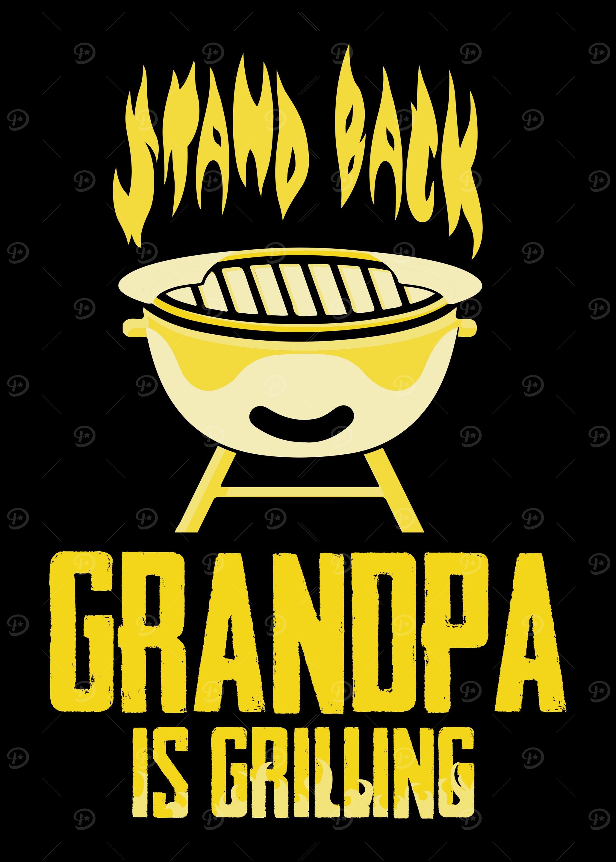 Grandpa Grilling Griller