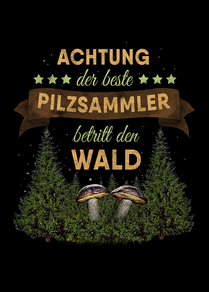 Pilze Motiv fr Sammler