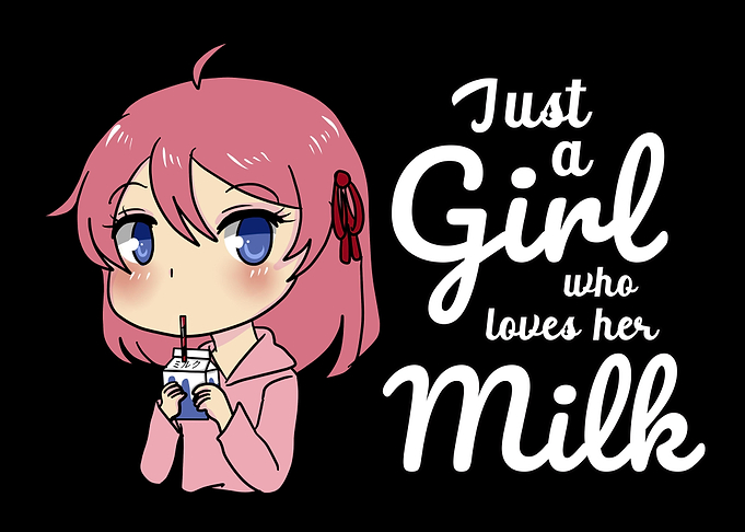 Girl Who Loves Milk