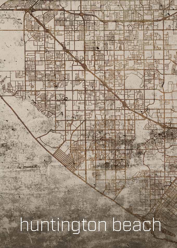 Huntington Beach City Map