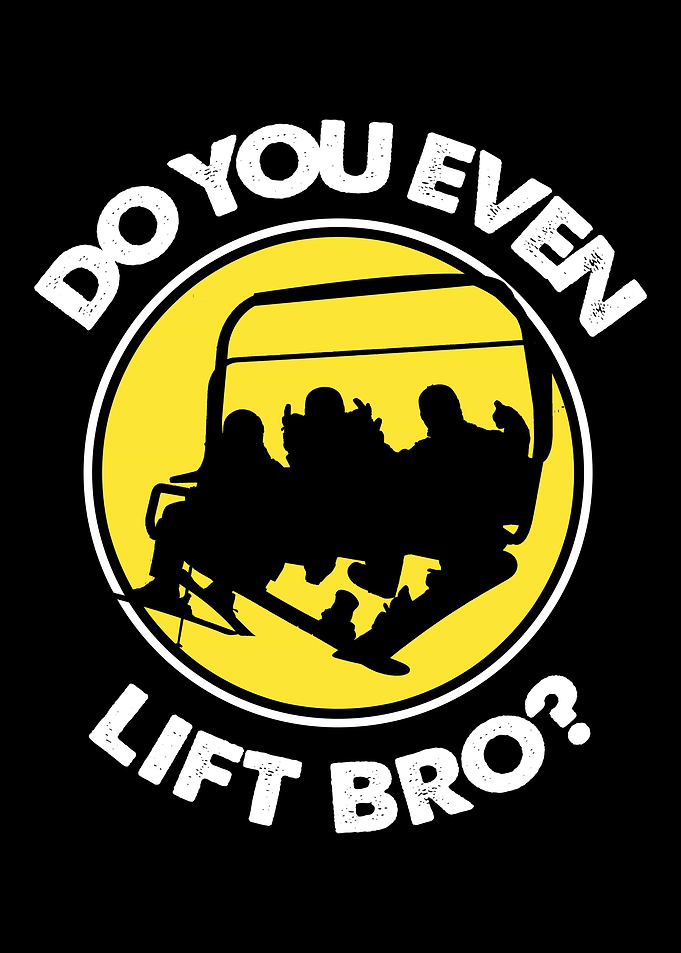 Ski Lift Bro Skiing