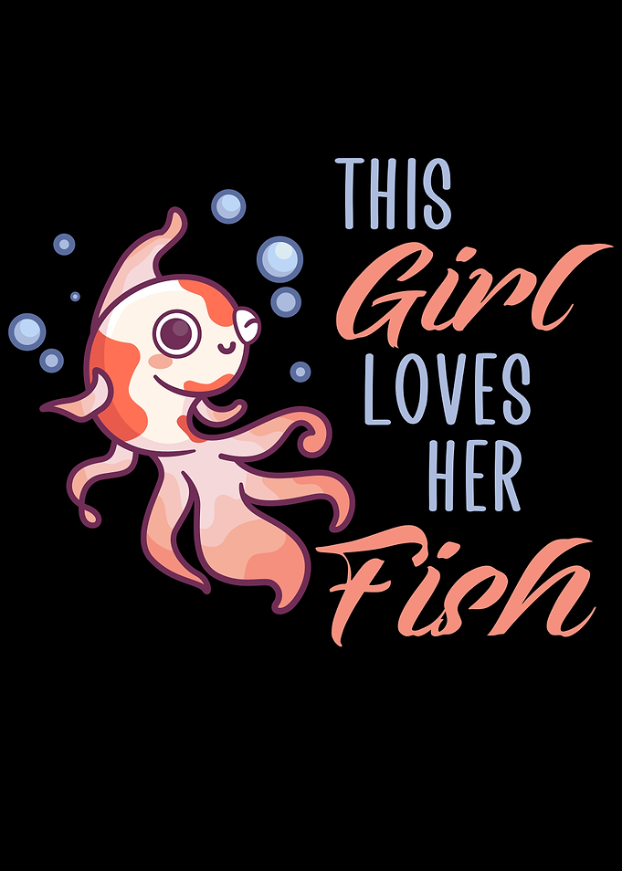 This girl loves her fish