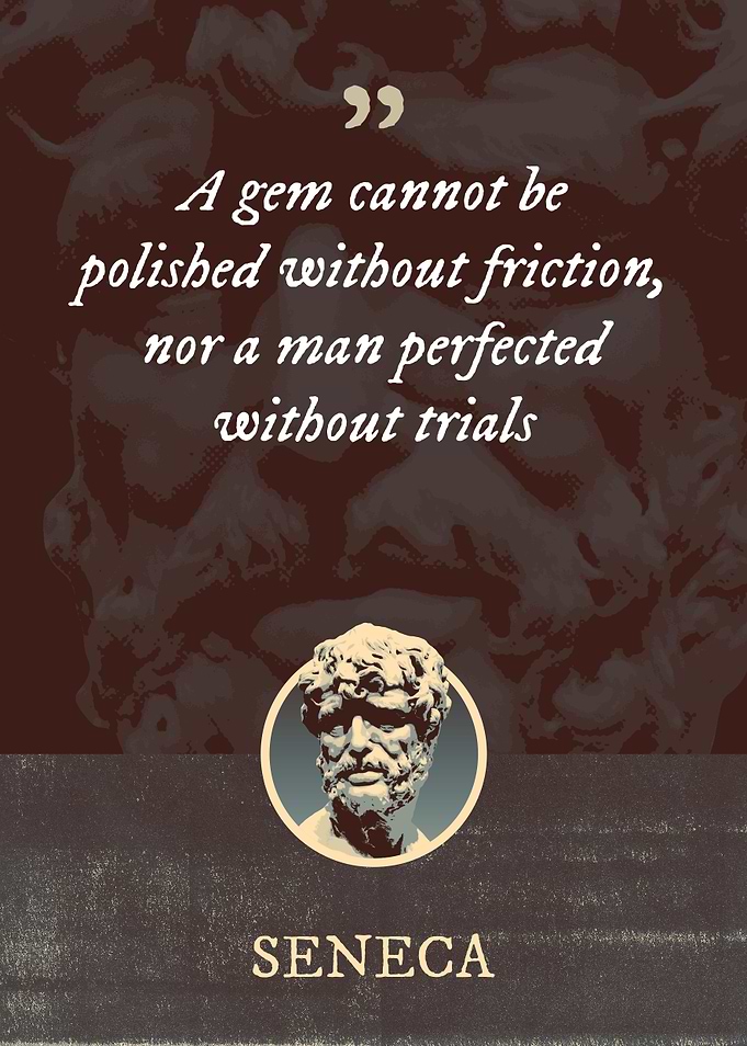 A gem cannot be polished