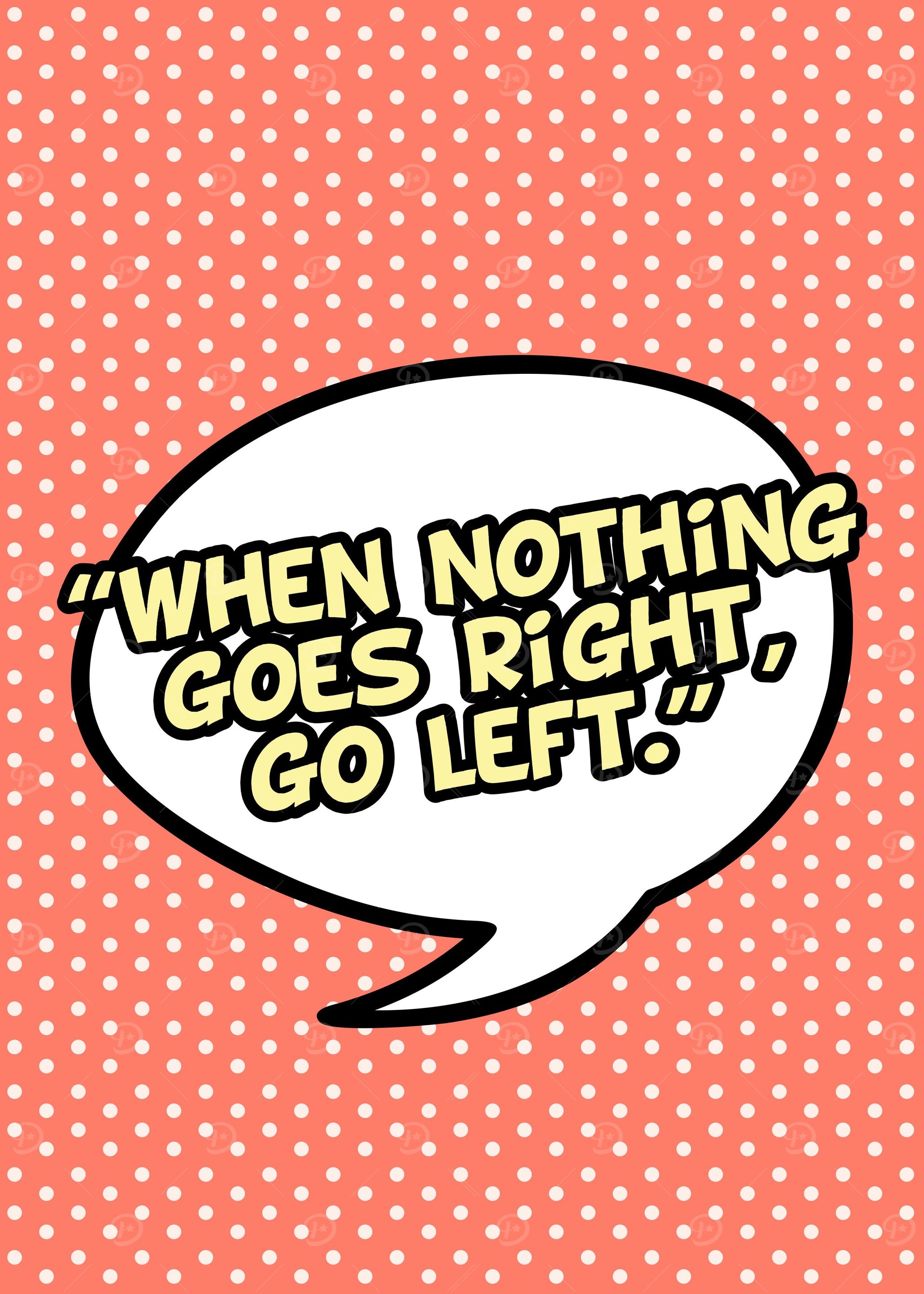 go right