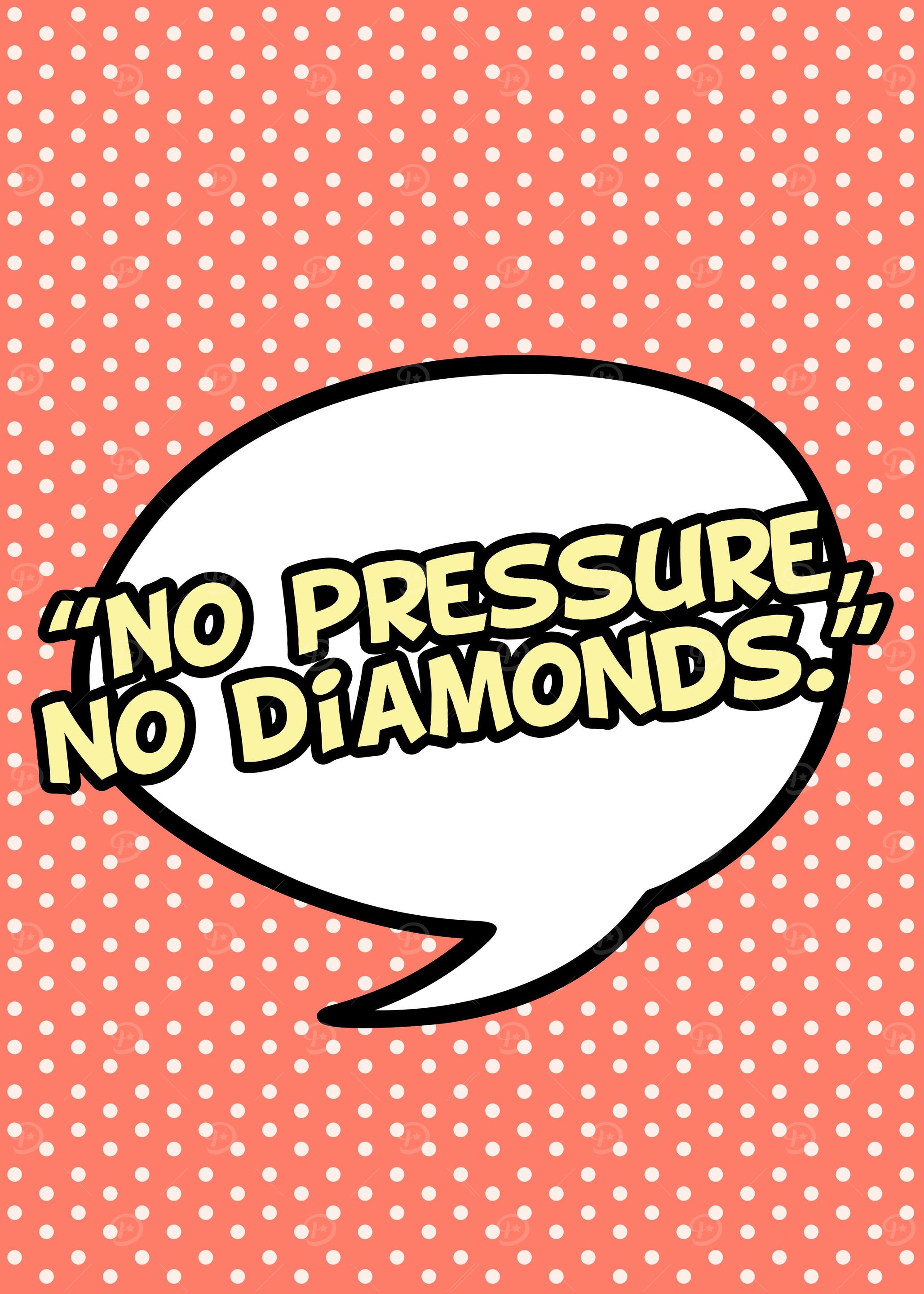 no pressure