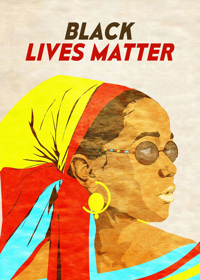 BLACK LIVES MATTER Water