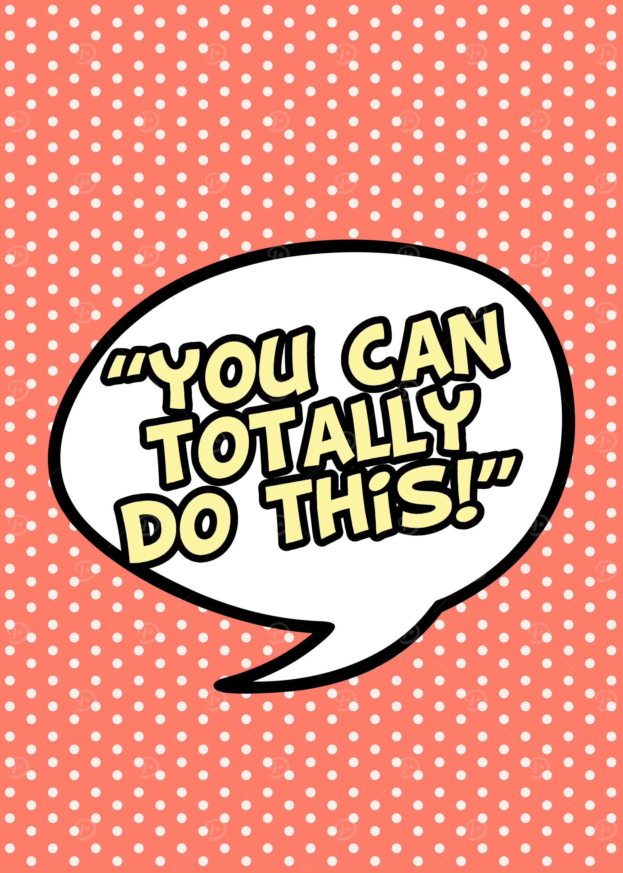 you can