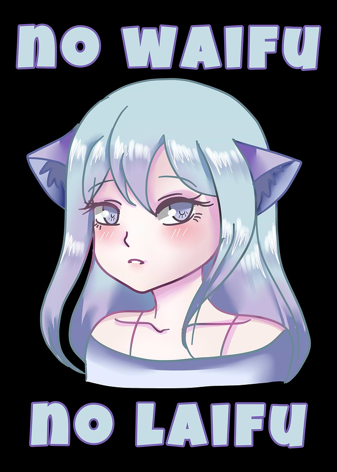 Anime Quote and Anime Girl