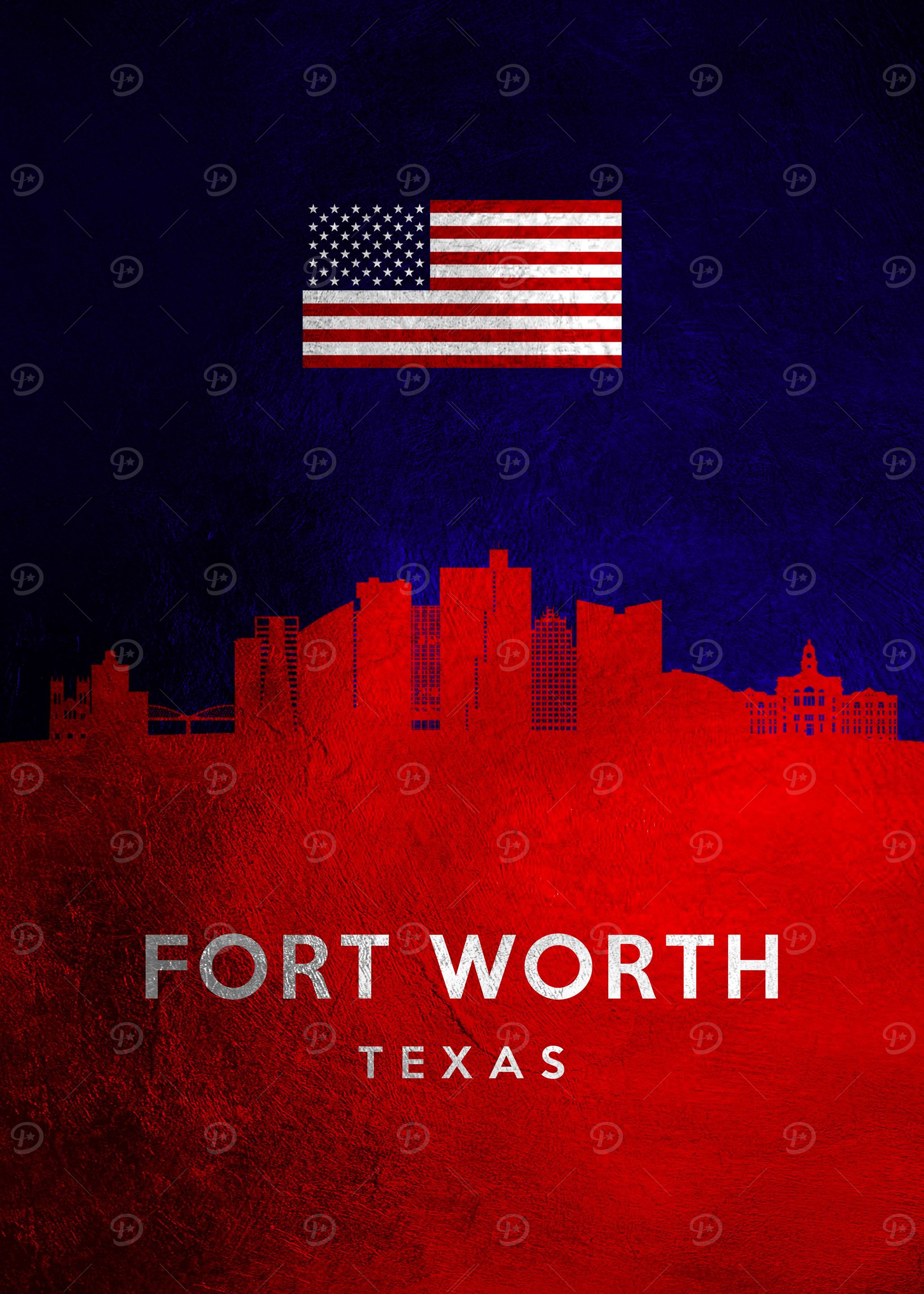 Fort Worth Texas Skyline