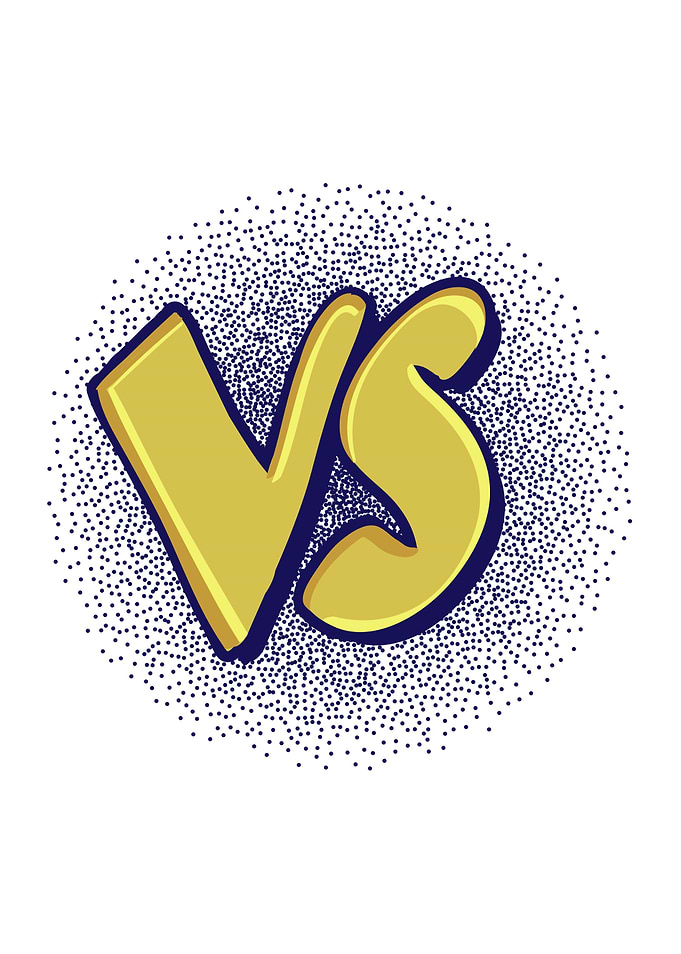 Versus Color Illustration