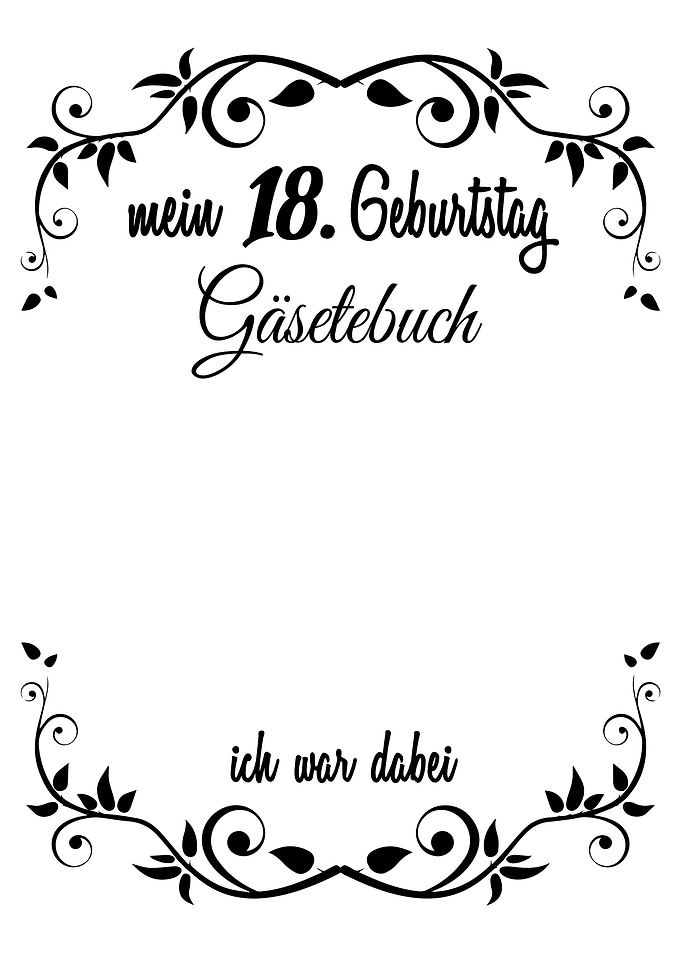 Mein 18 Geburtstag