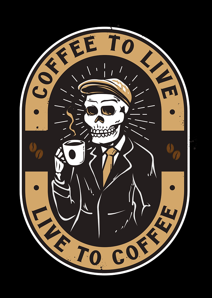 Coffee to Live Skeleton