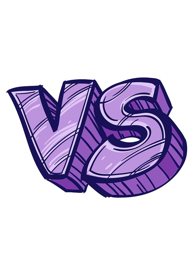 Versus Color Illustration