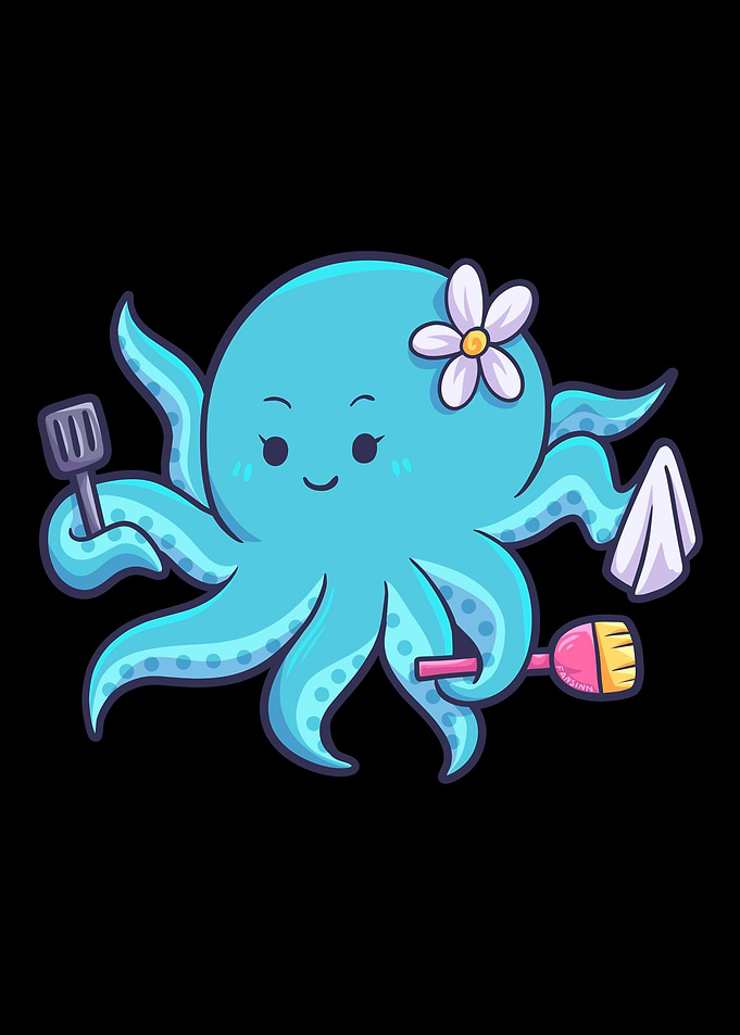 Octopus woman Octopus Squi