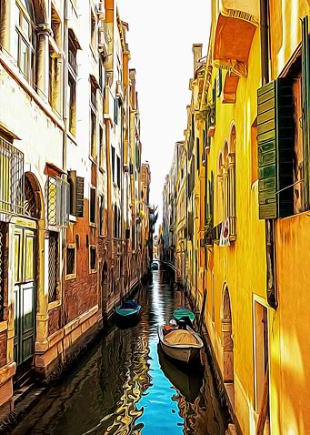 Little canal in Venice