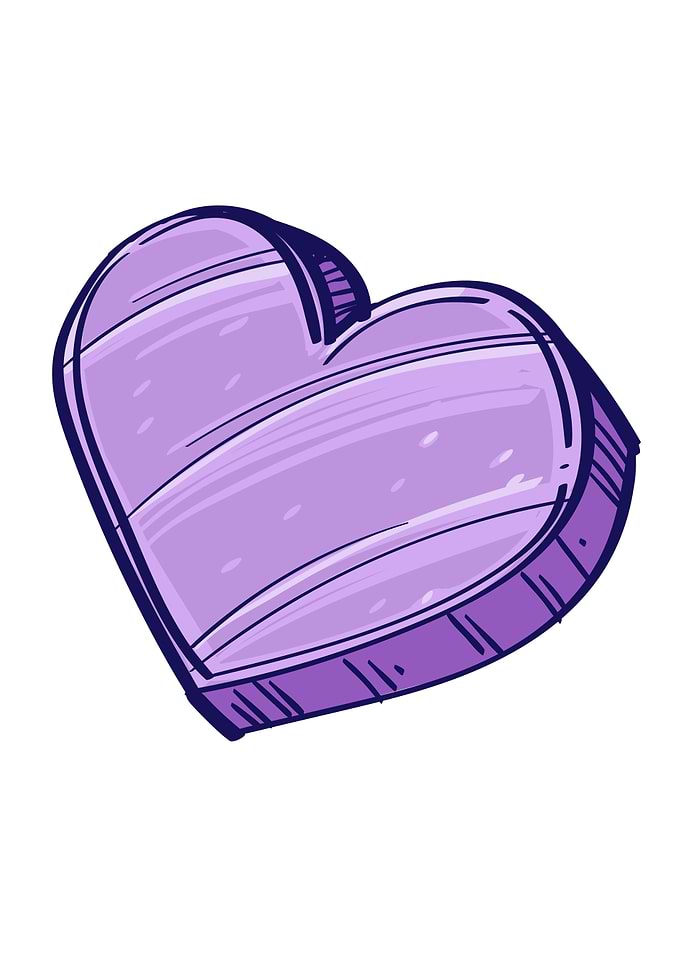 Purple Heart Illustration