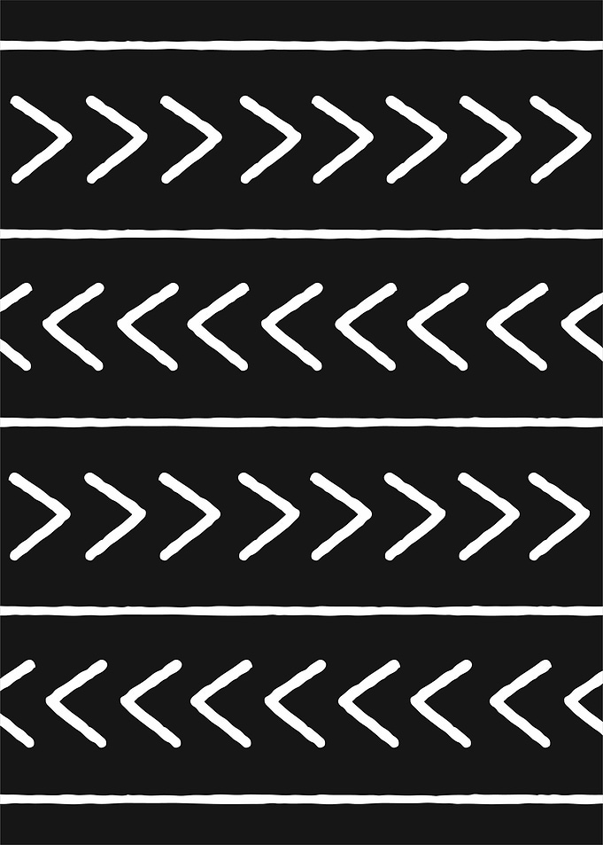 BW Tribal Boho Patterns