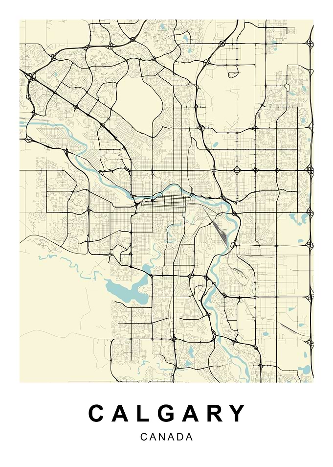 Calgary City Map