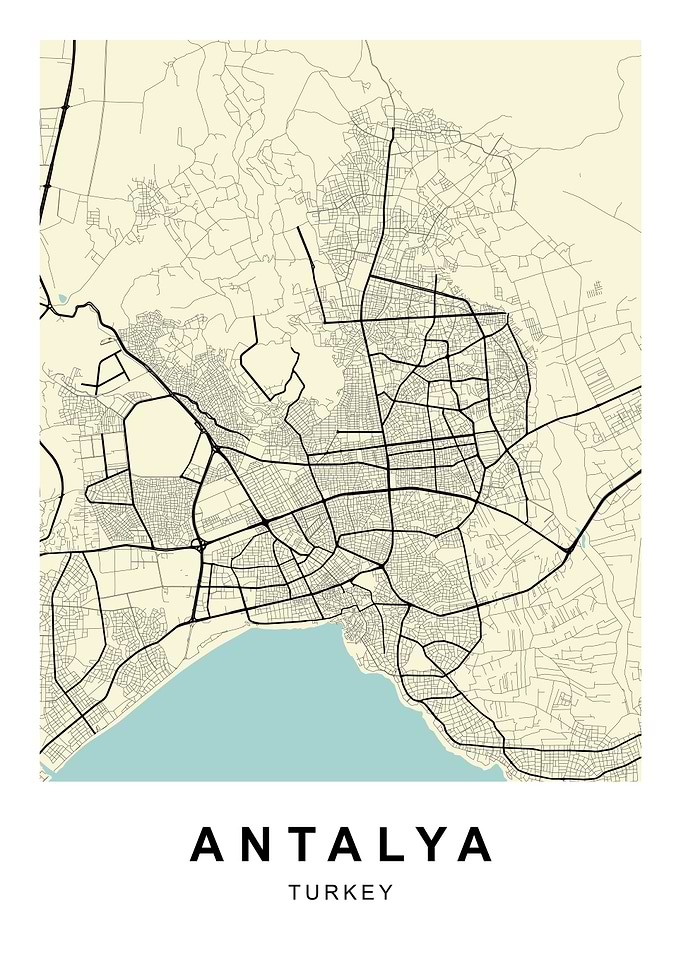 Antalya City Map