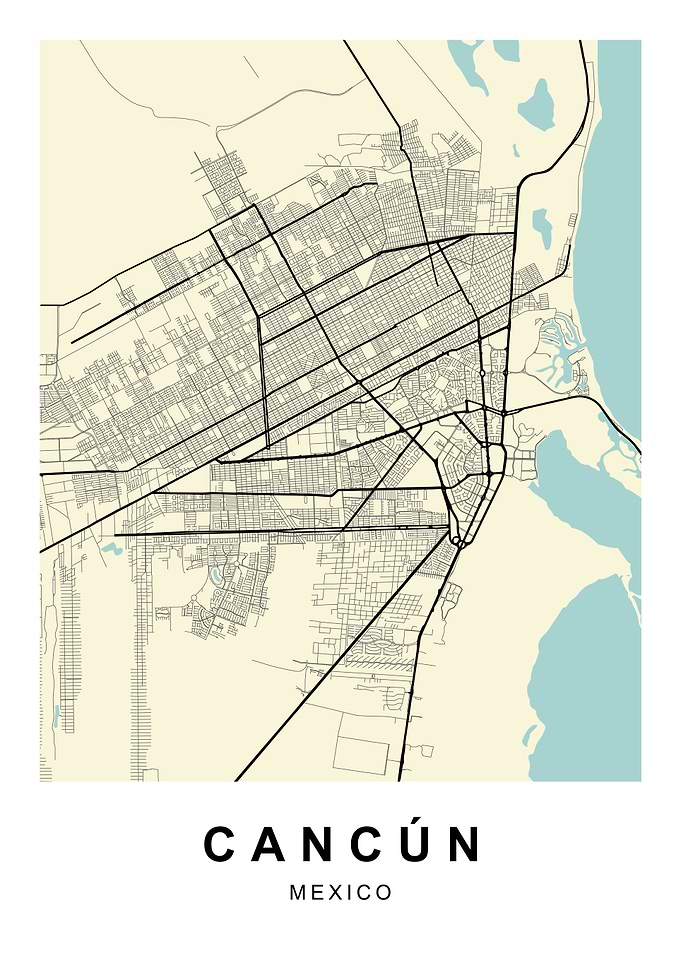 Cancun City Map