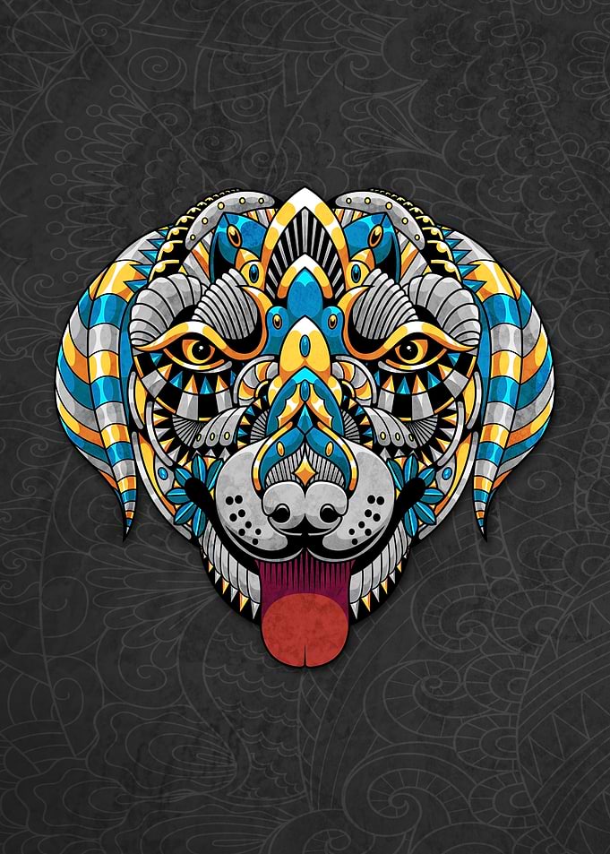 mandala Dog