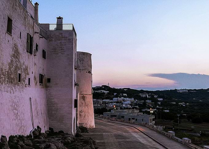Ostuni at sunset