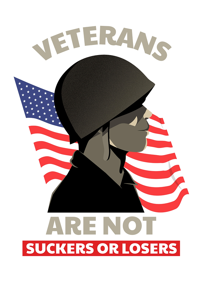 Veterans are not suckers