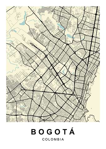 Bogota City Map