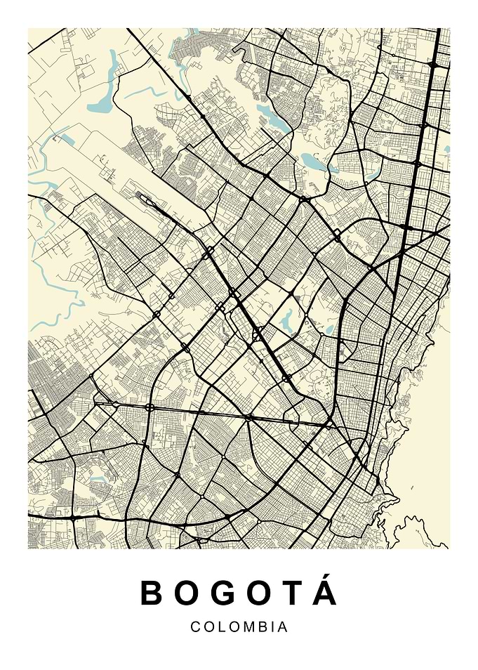 Bogota City Map