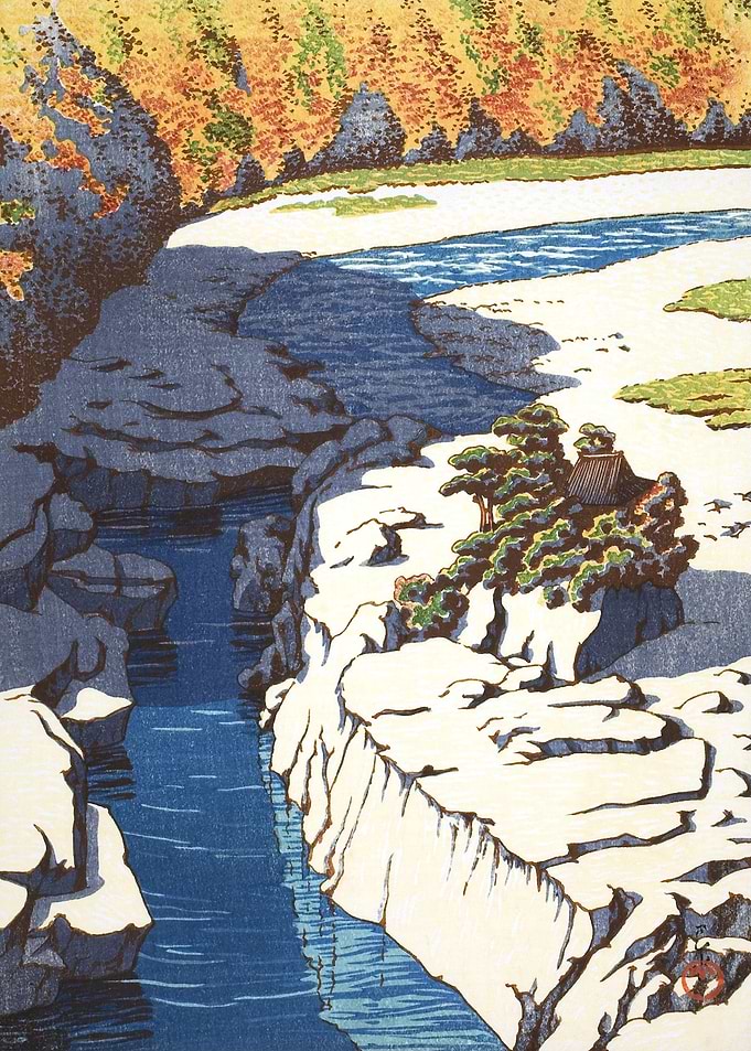 Nezame Kiso River At Dusk