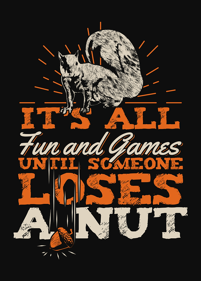 Funny Squirrel Design