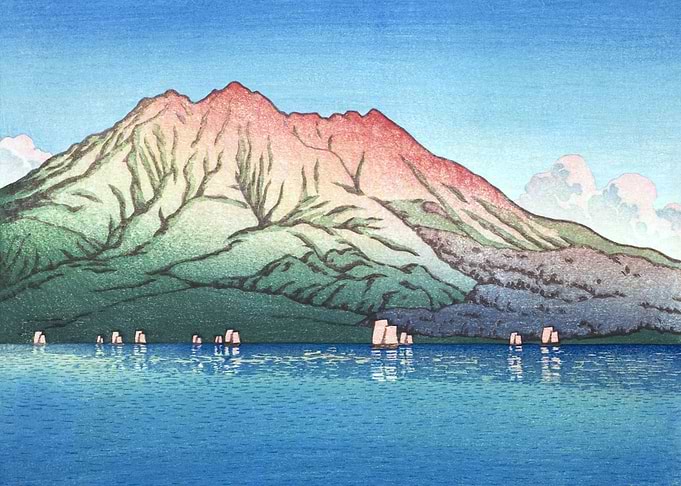 Dusk At Sakurajima