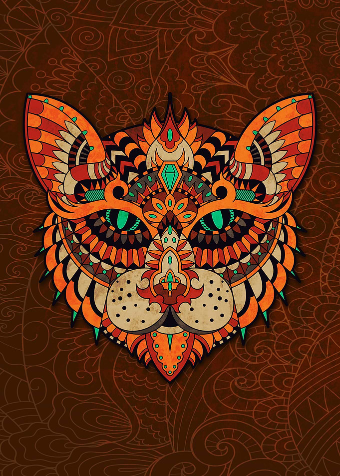Mandala Cat