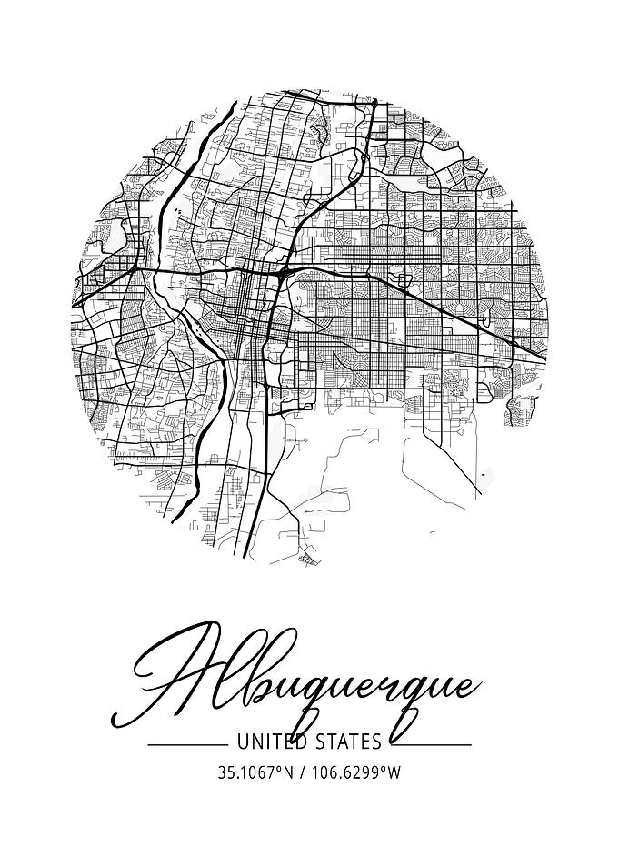 Albuquerque Area City Map