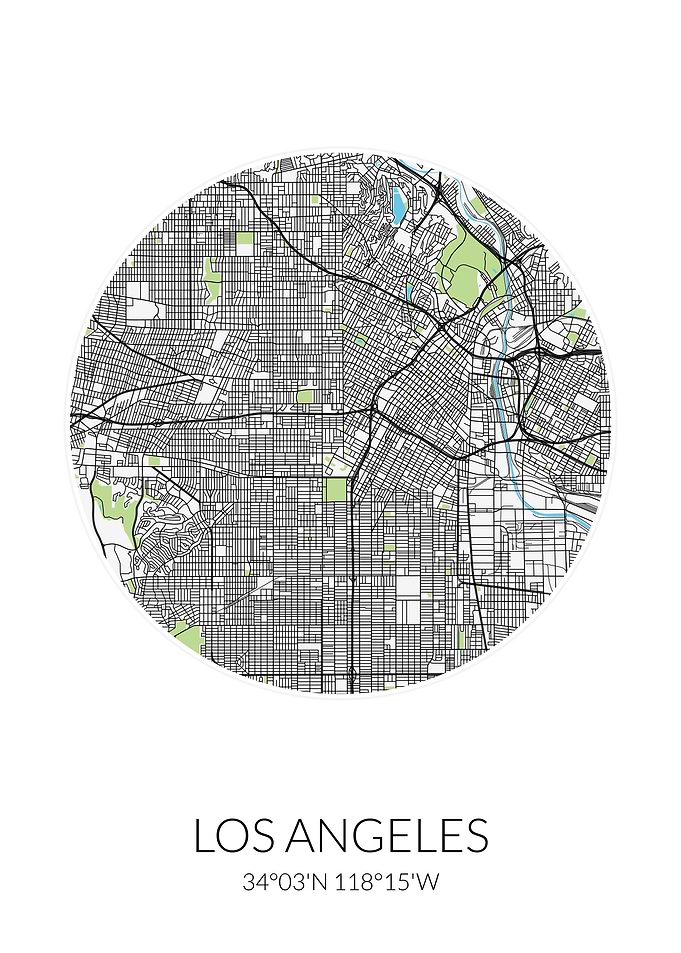 Los Angeles City Map