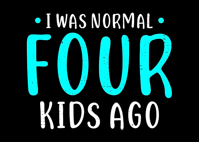 Mother of Four Kids Design