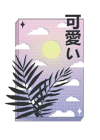 Vaporwave Sky